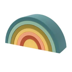 OB Designs Silicone Rainbow Stacker - Blueberry