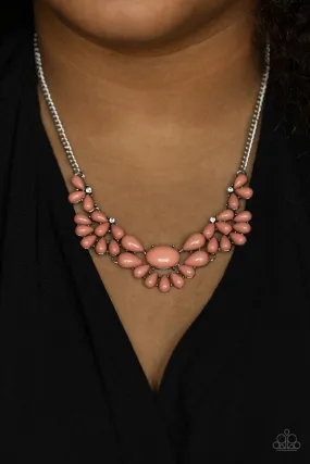 Paparazzi Necklace ~ Secret GARDENISTA - Pink