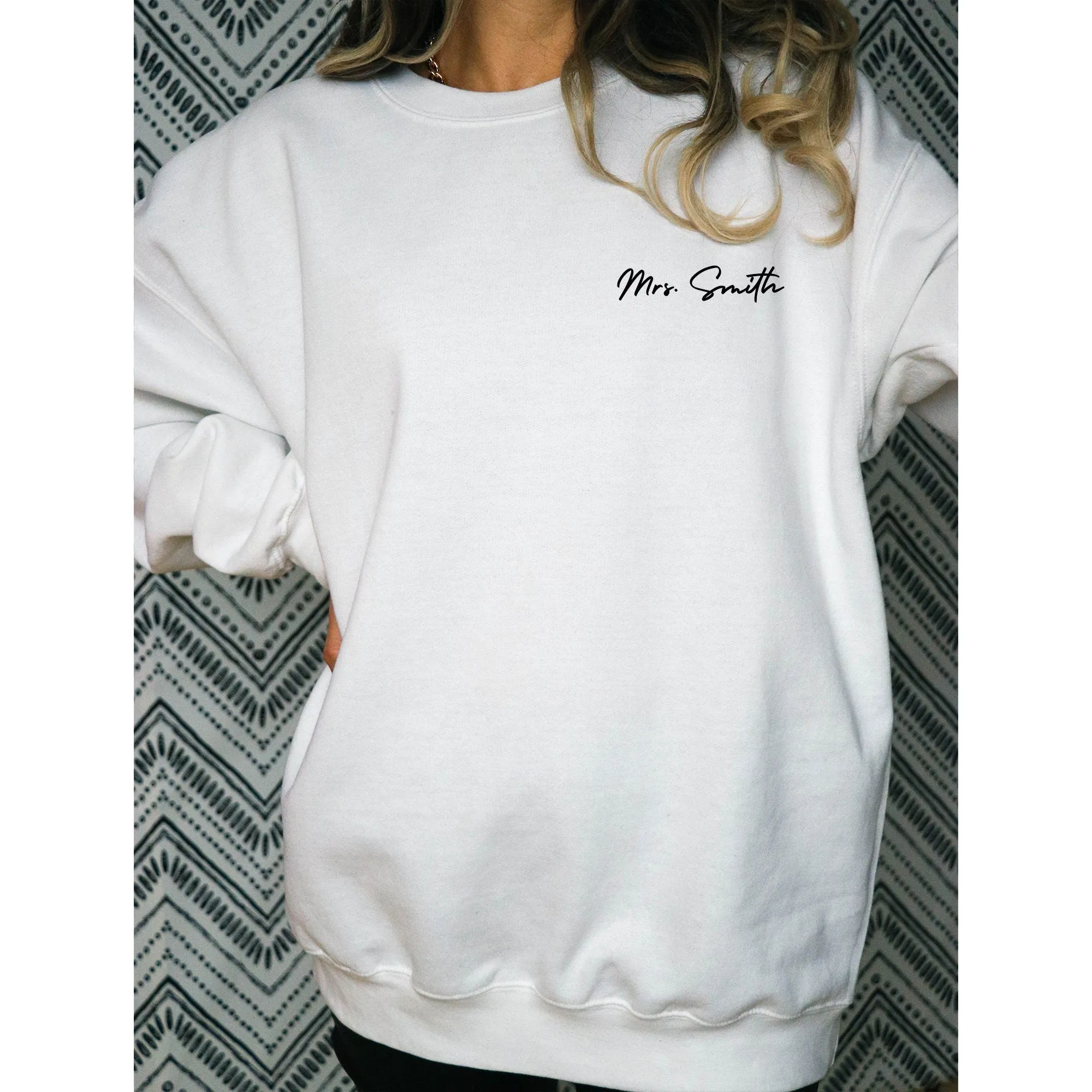 Personalized Bride Sweatshirt