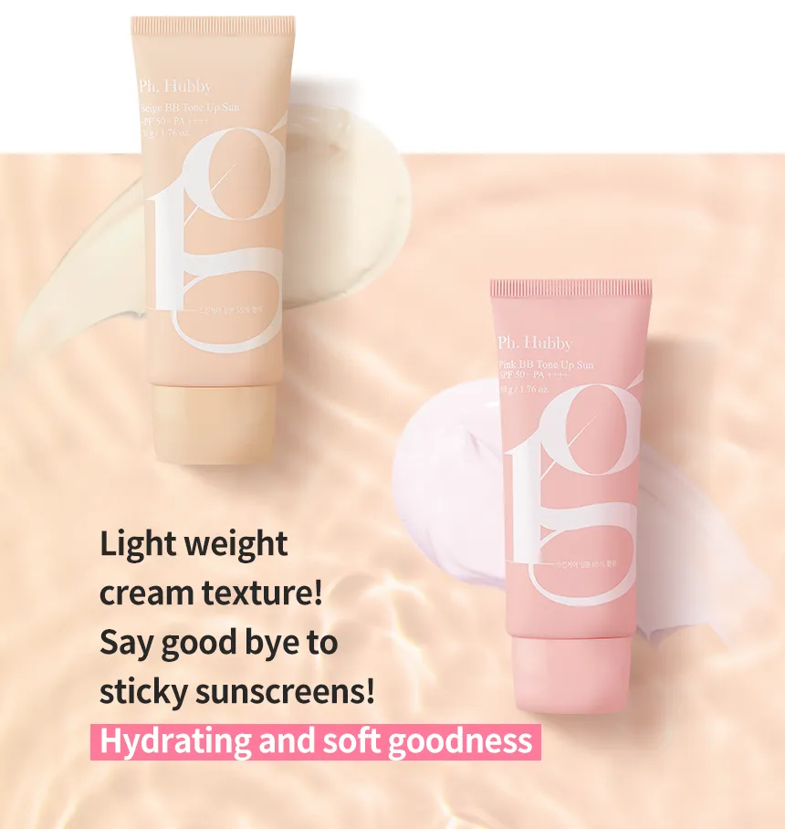 Ph. Hubby BB Tone up 1g Sunscreen Cream Stick Type SPF50  PA     50pcs No White Cast Facial Skincare UV block Face Body Neck