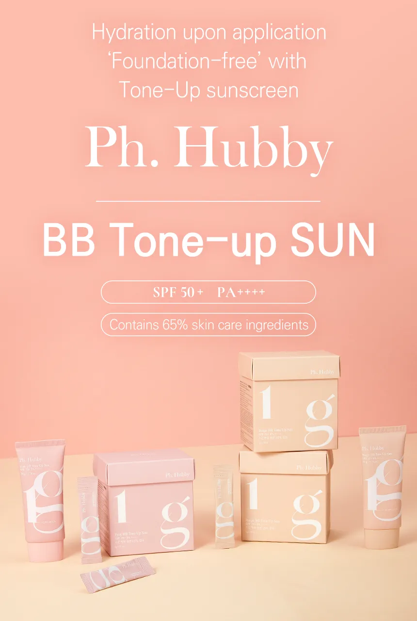 Ph. Hubby BB Tone up 1g Sunscreen Cream Stick Type SPF50  PA     50pcs No White Cast Facial Skincare UV block Face Body Neck