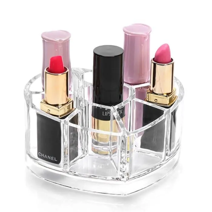 Plastic Lipstick Storage Organizer Case, Cosmetic Lipstick Organizer Acrylic Makeup Lipstick Holder