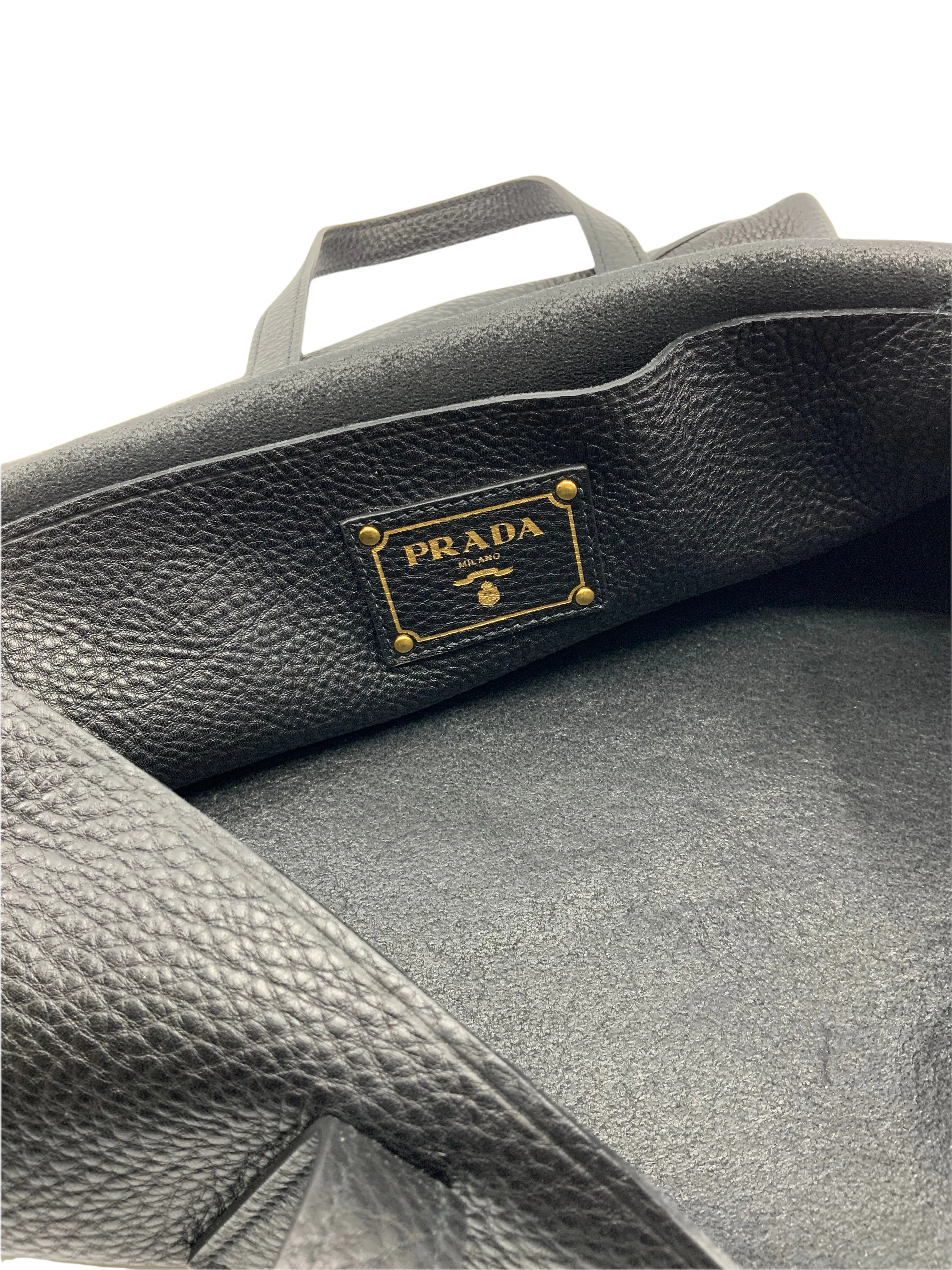 Prada Vitello Daino Large Open Tote