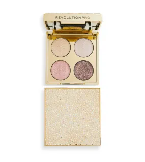 Revolution Pro - Paleta de sombras de ojos Ultimate Eye Look - Gold Crystal