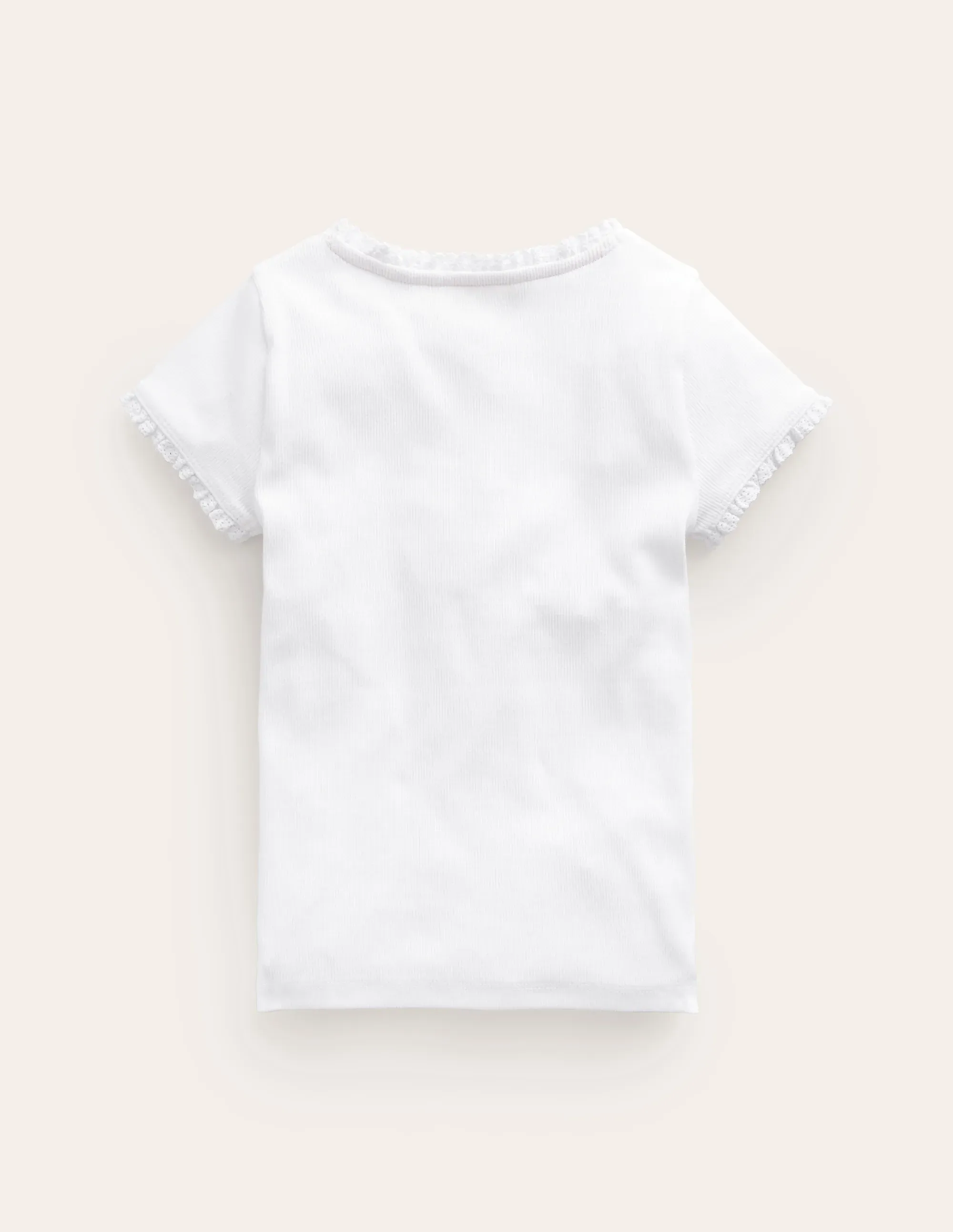 Ribbed Short Sleeve T-Shirt