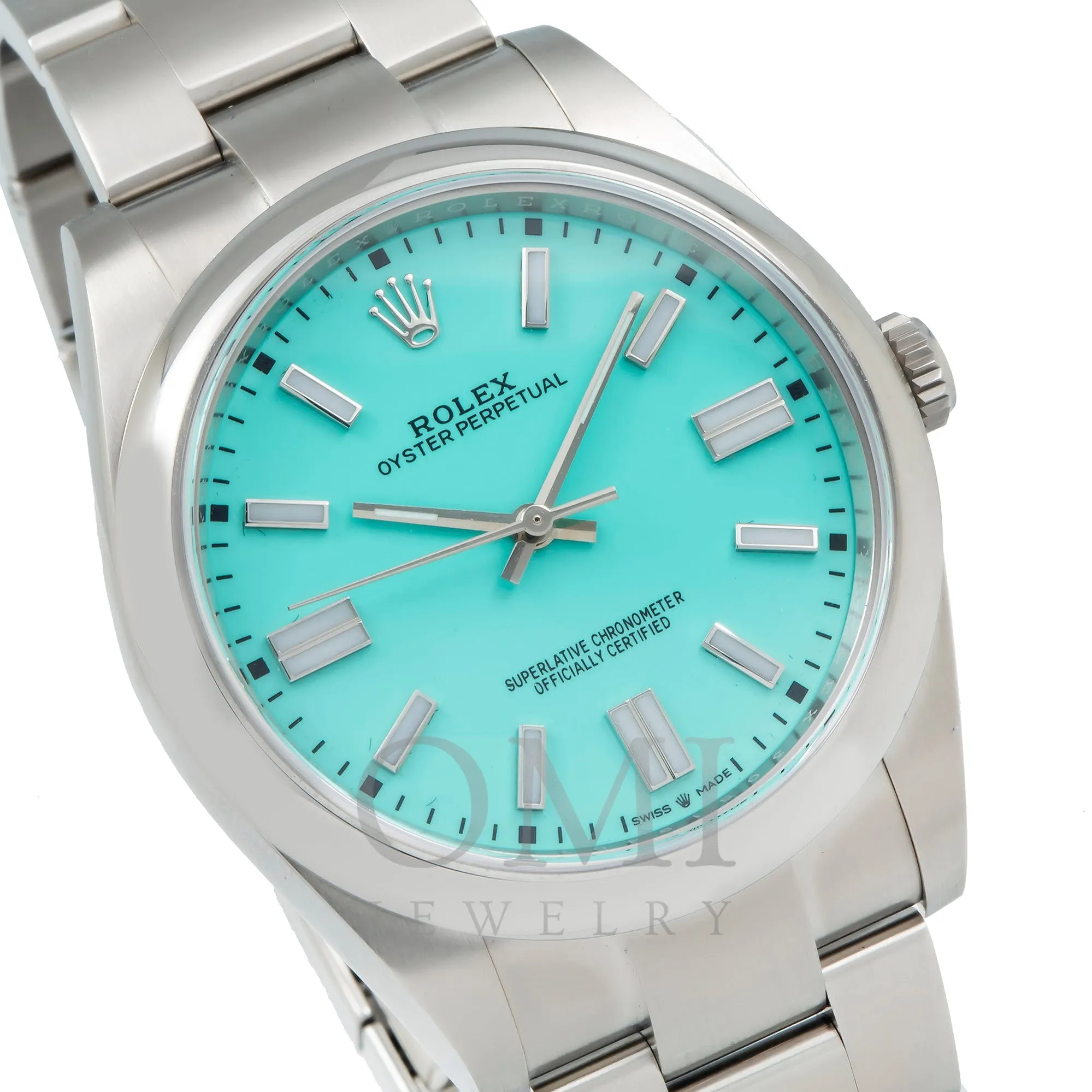 Rolex Oyster Perpetual 124300 41MM Turquoise Dial With Oyster Bracelet