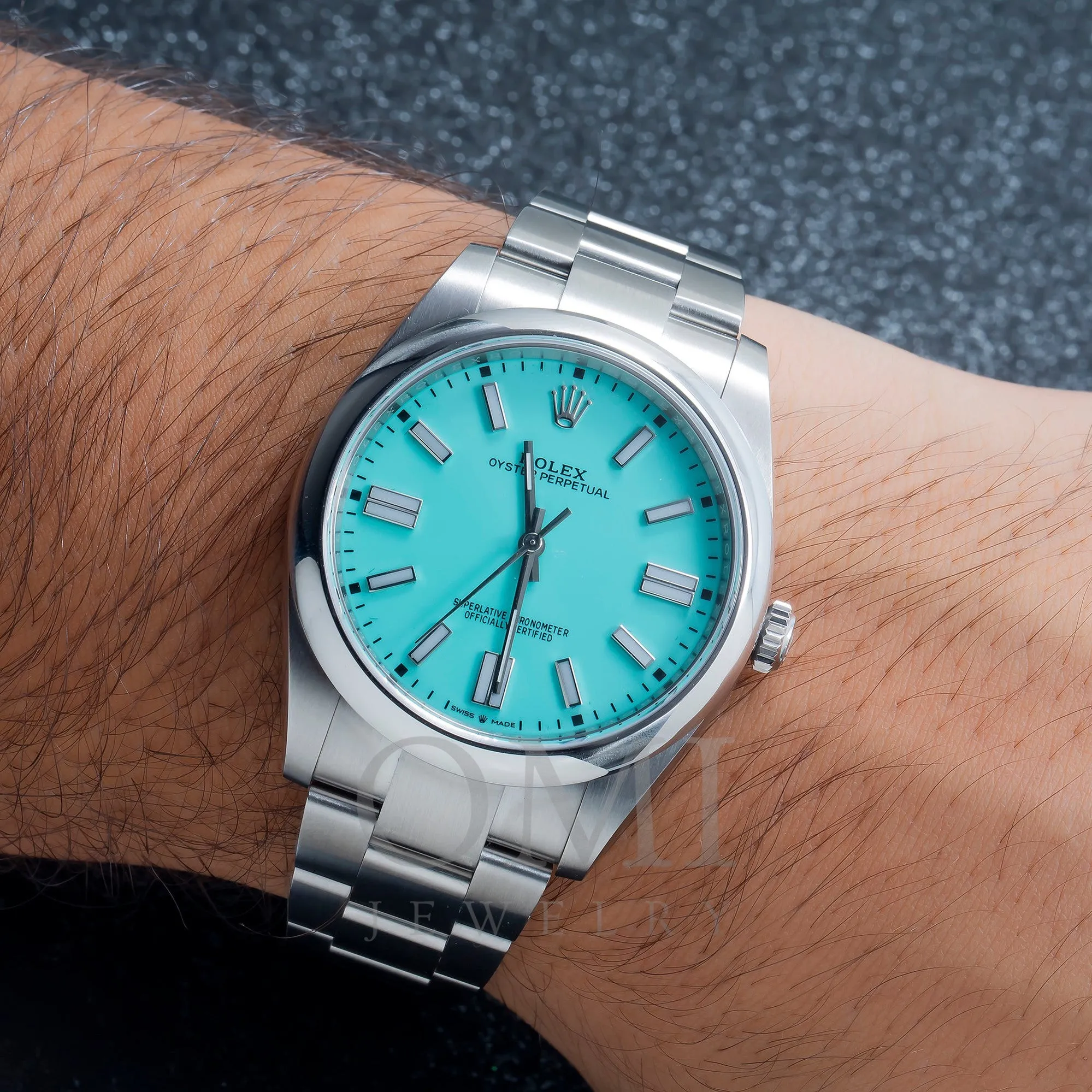 Rolex Oyster Perpetual 124300 41MM Turquoise Dial With Oyster Bracelet