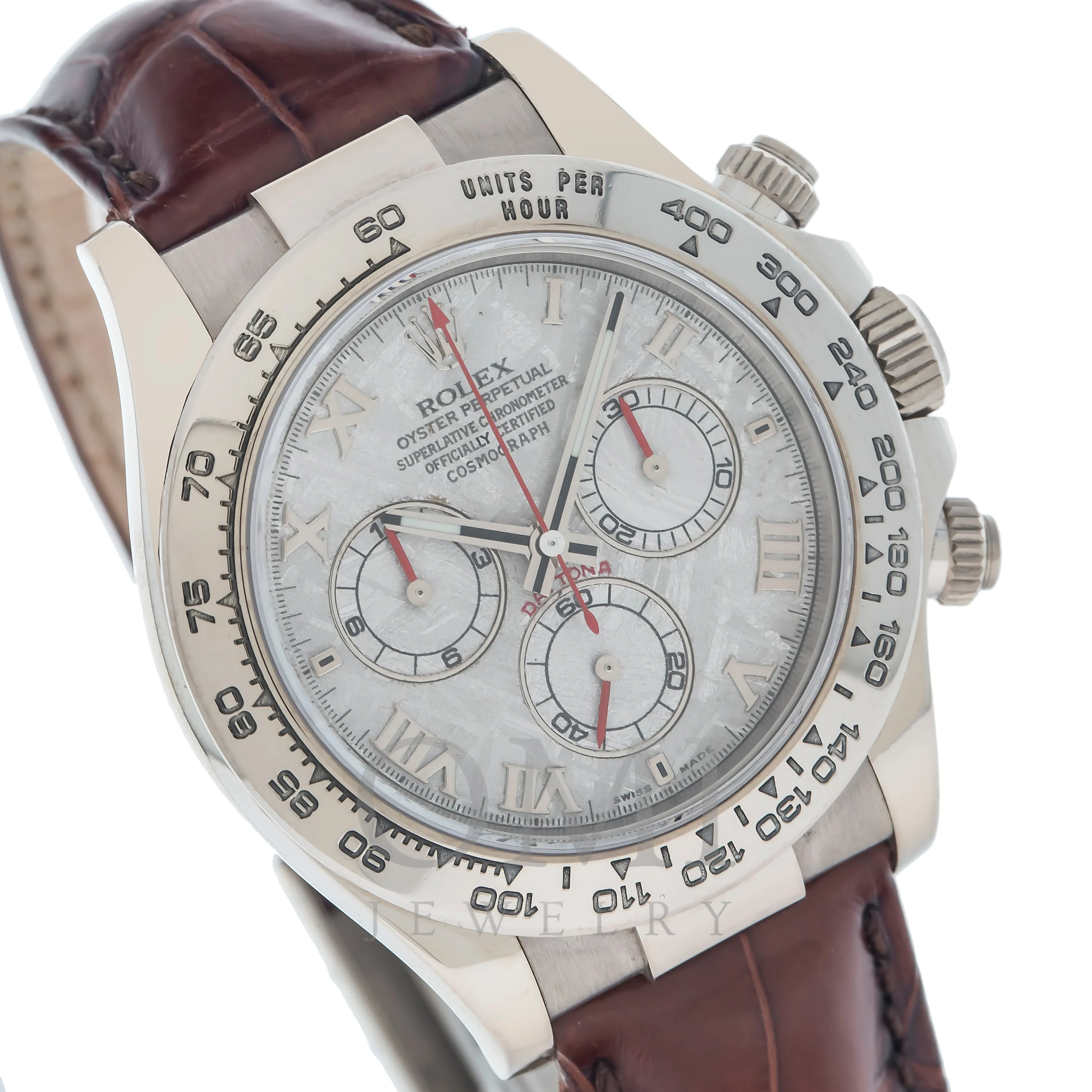 Rolex White Gold Cosmograph Daytona 116519 40MM Meteorite Dial