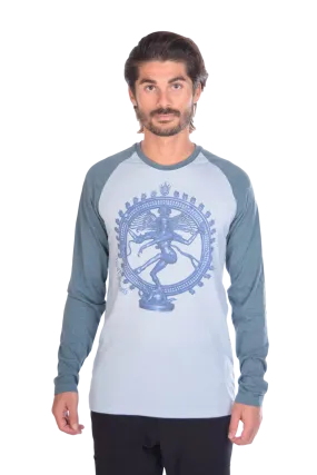 Shiva "The Destroyer And Creator" on Long-Sleeve Men's Raglan