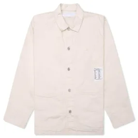 Short Coverall Jacket - White