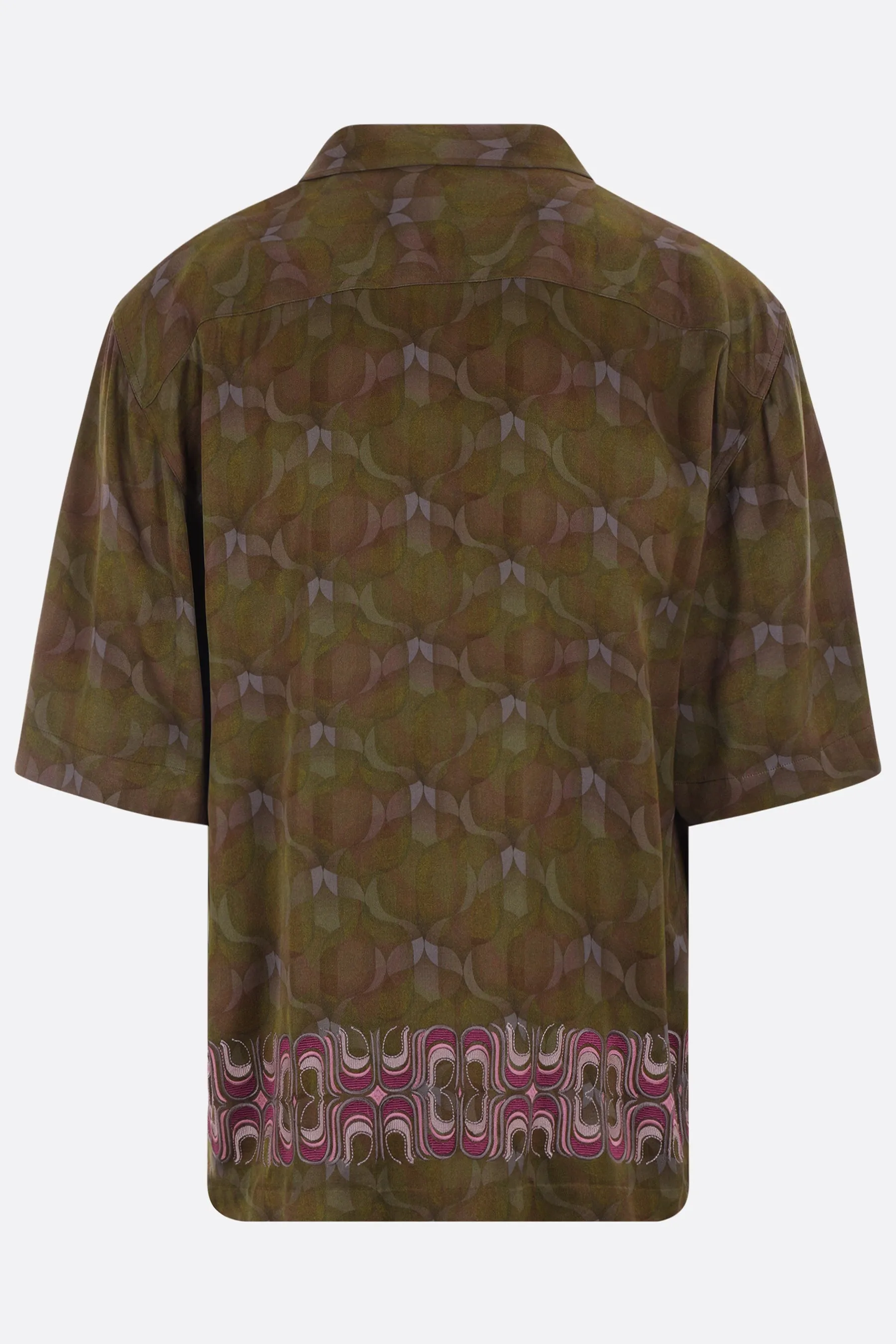 silk bowling shirt