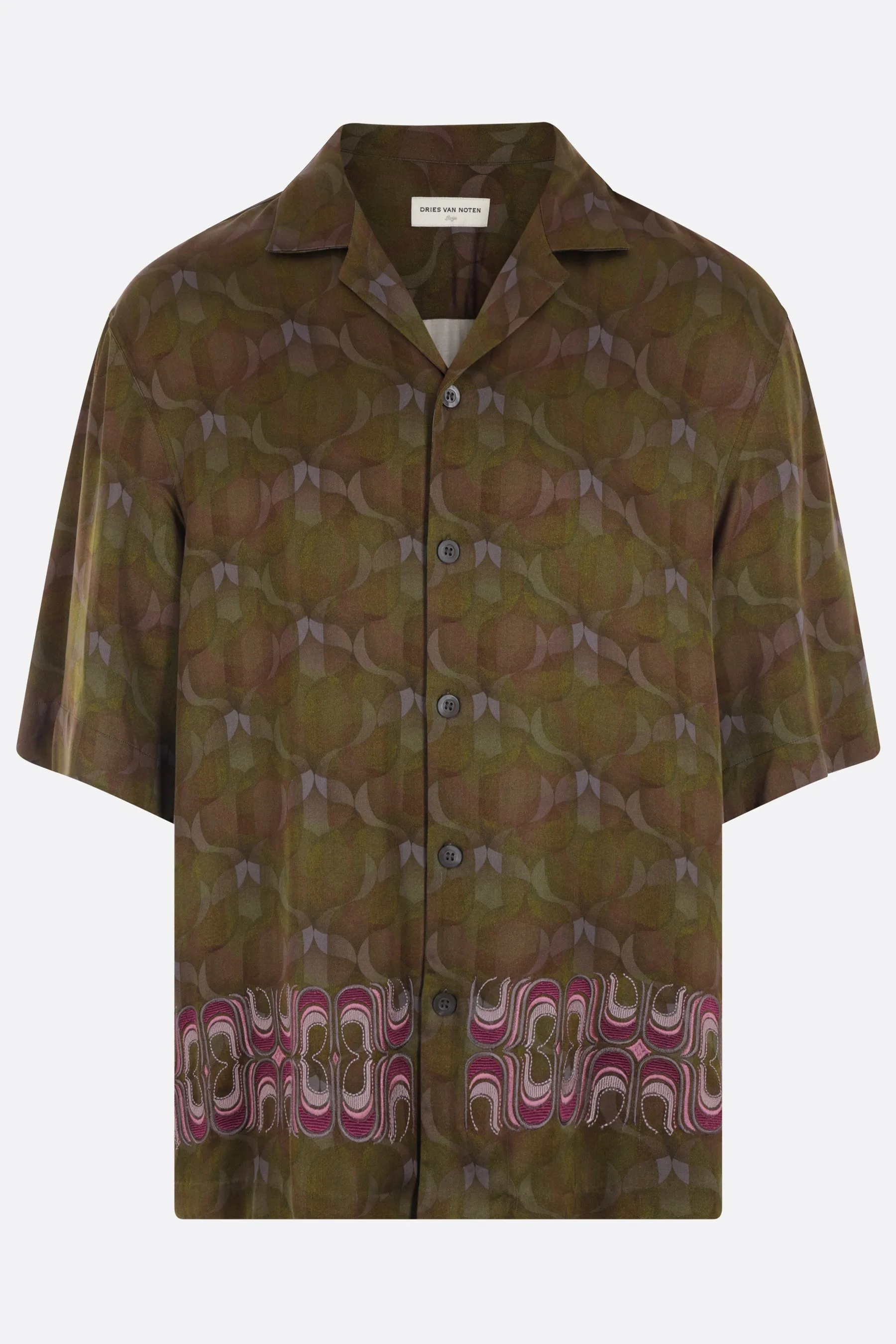 silk bowling shirt