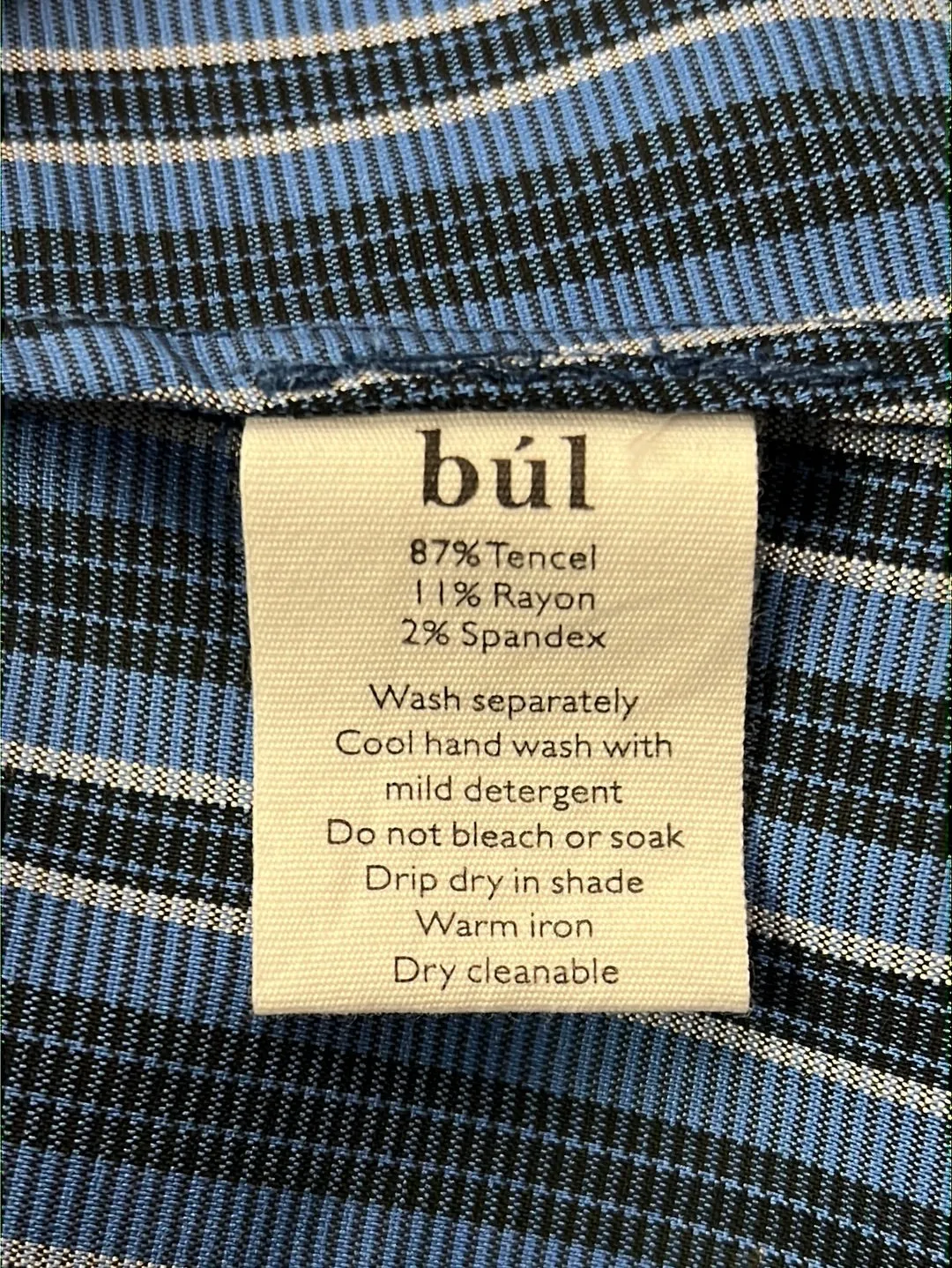 Size 8 - Búl Blue Striped Top