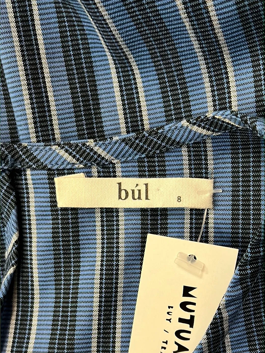 Size 8 - Búl Blue Striped Top