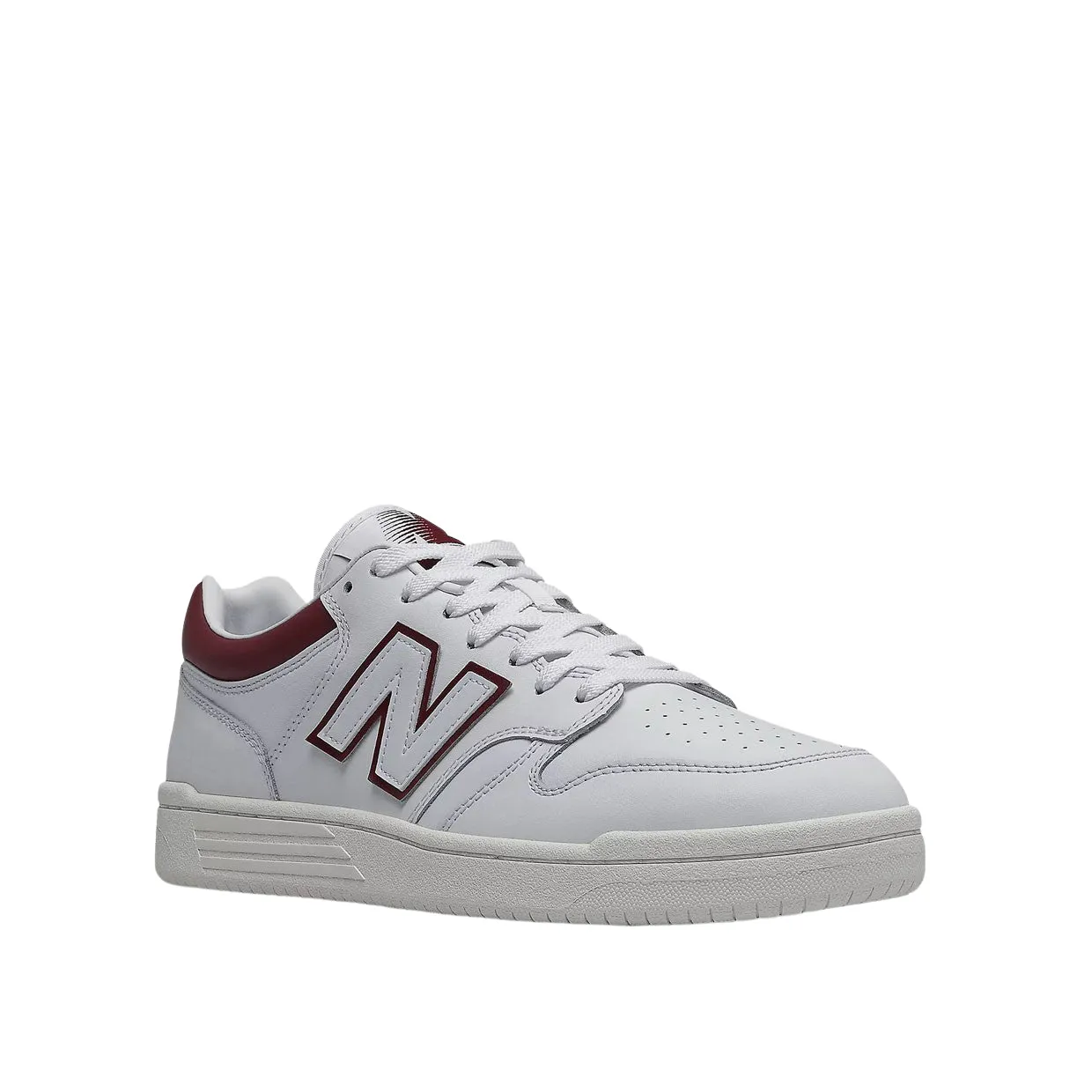 Sneakers Unisex New Balance 480 Bianco / Bordeaux