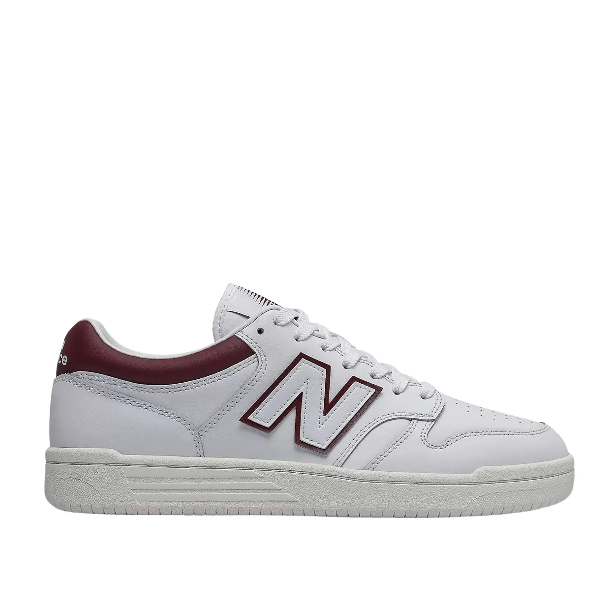 Sneakers Unisex New Balance 480 Bianco / Bordeaux