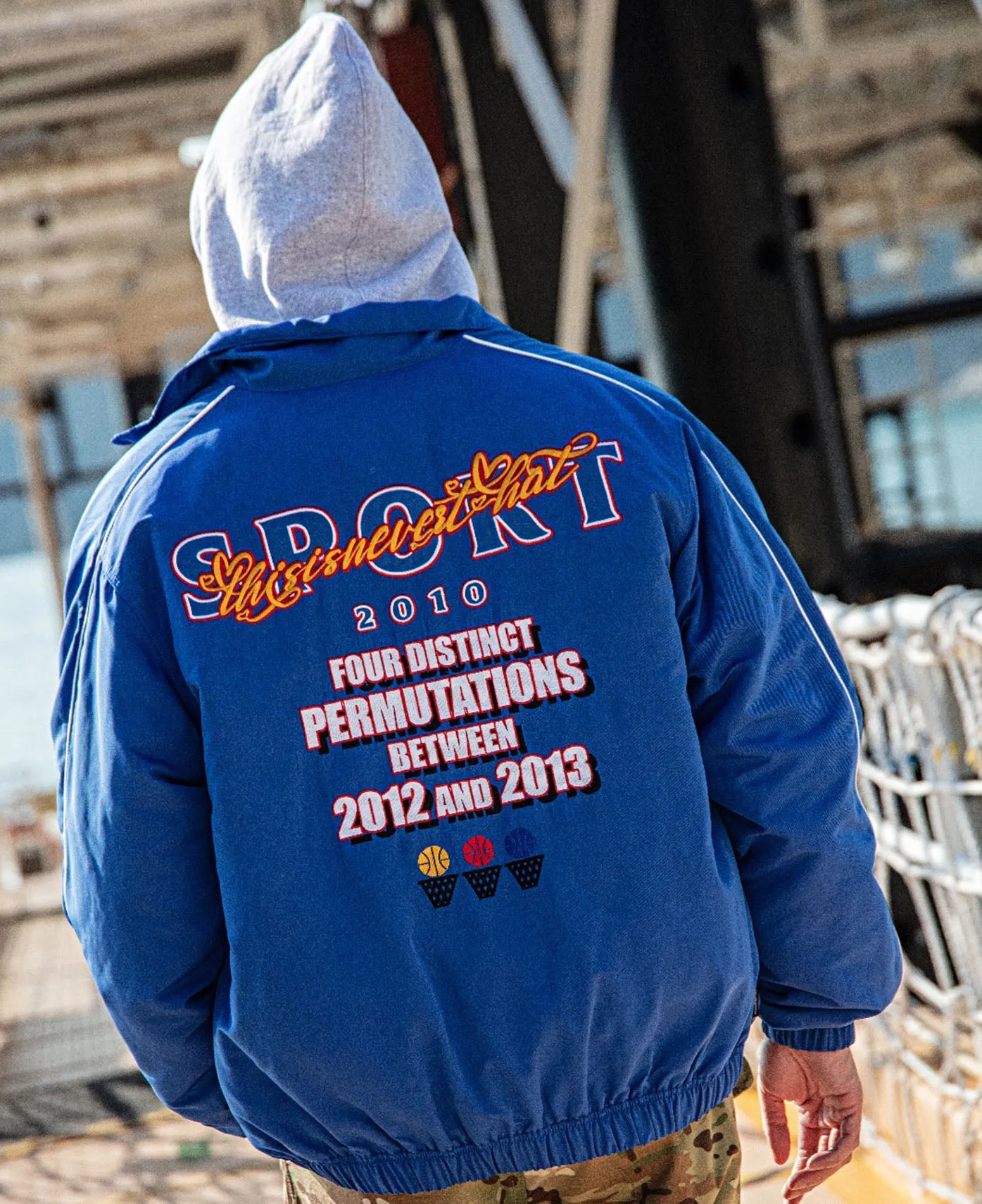 Sport 2010 Bomber Jacket (Blue)