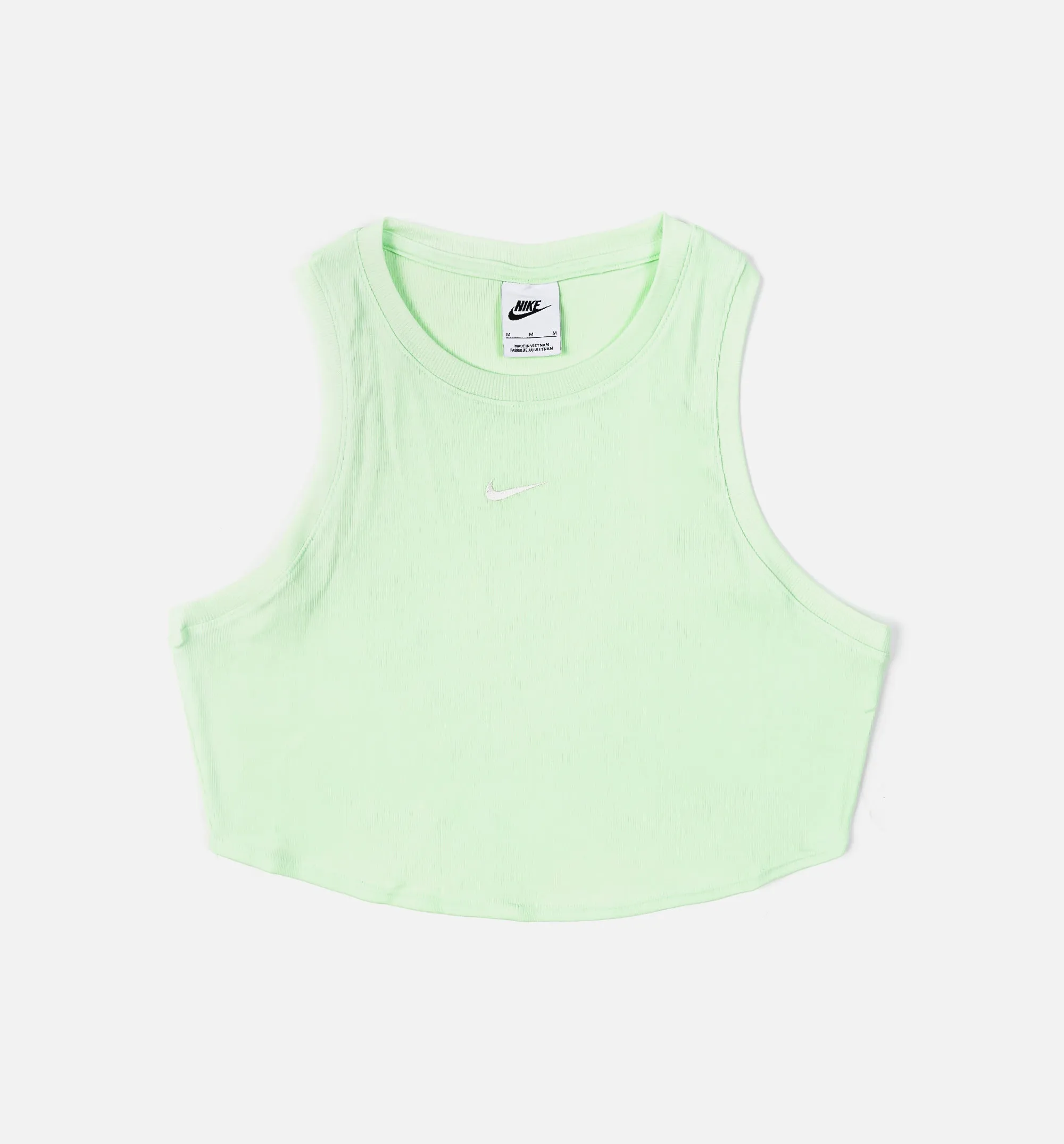 Sport Essentials Ribbed Womens Tank Top - Green