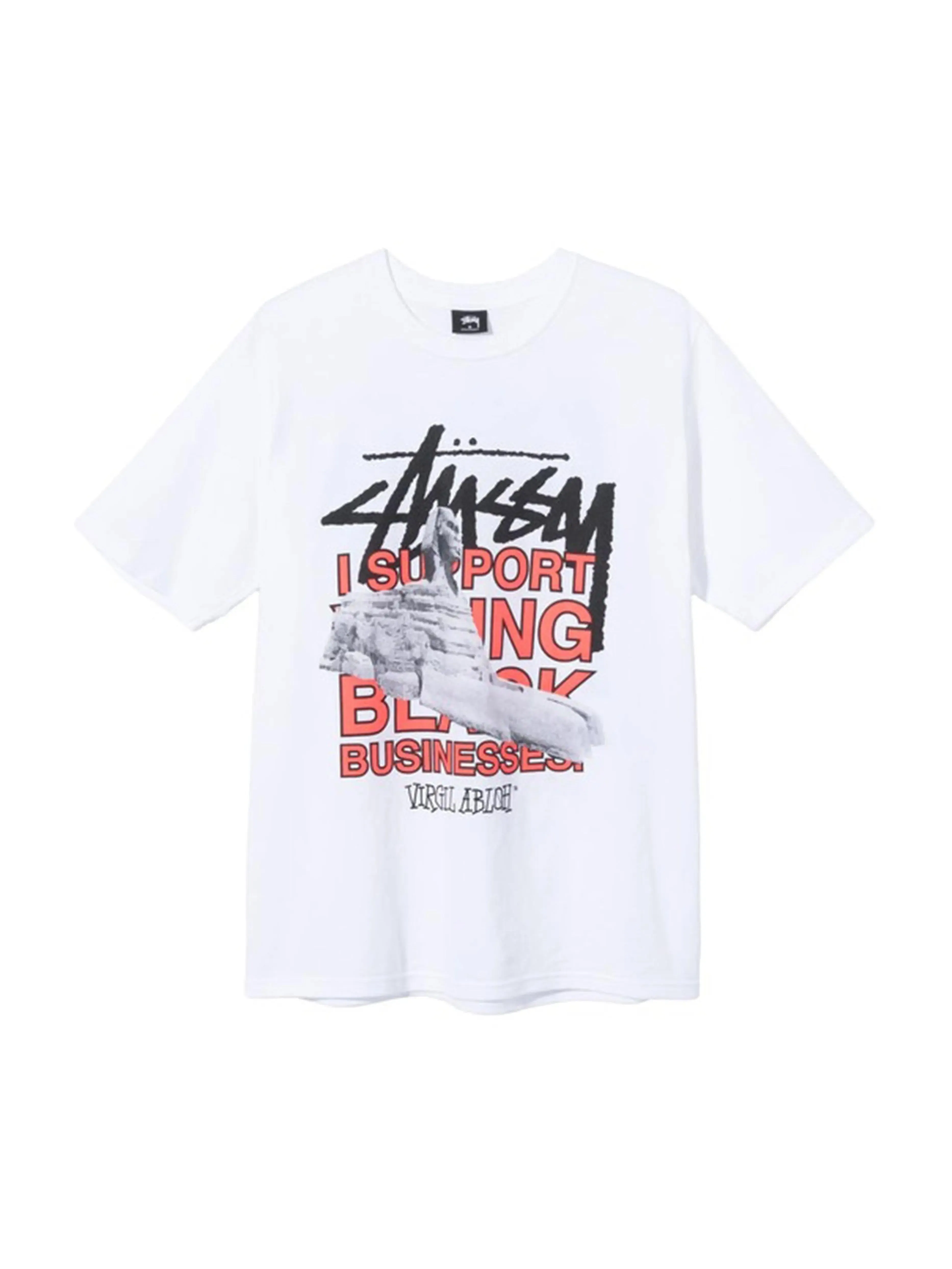 Stussy x Virgil Abloh World Tour Collection T-Shirt White