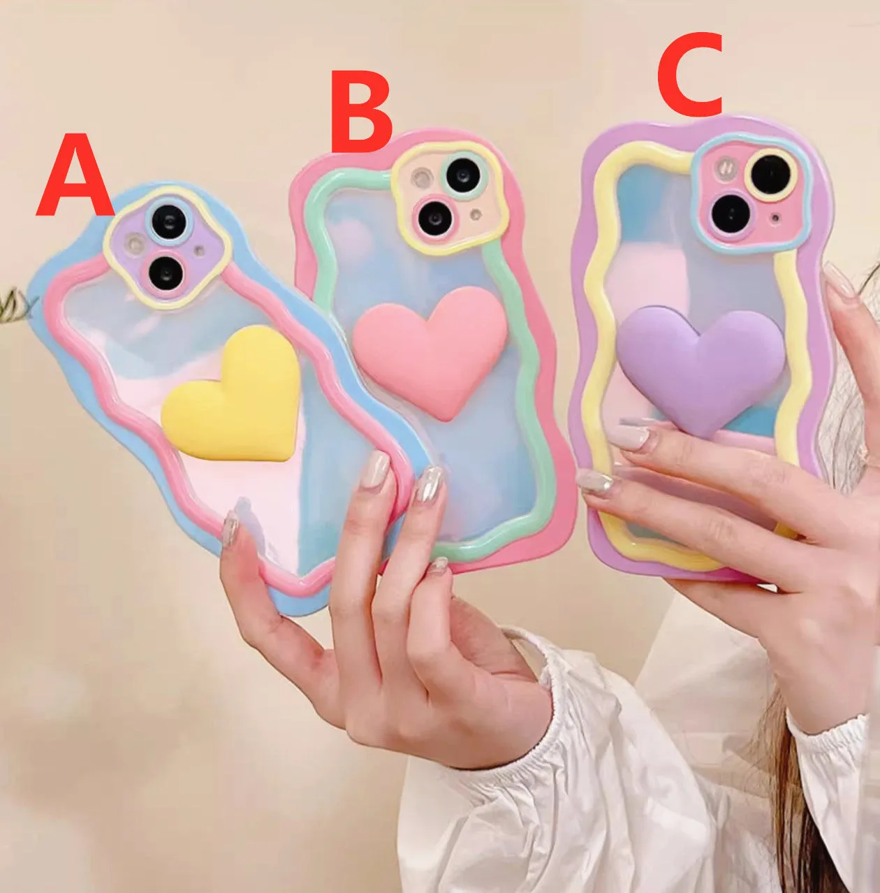 Sweet Heart Phone Case for iphone 11/11pro/11pro max/12/12mini/12pro/12pro max/13/13pro/13pro max/14/14plus/14pro/14pro max PN6177