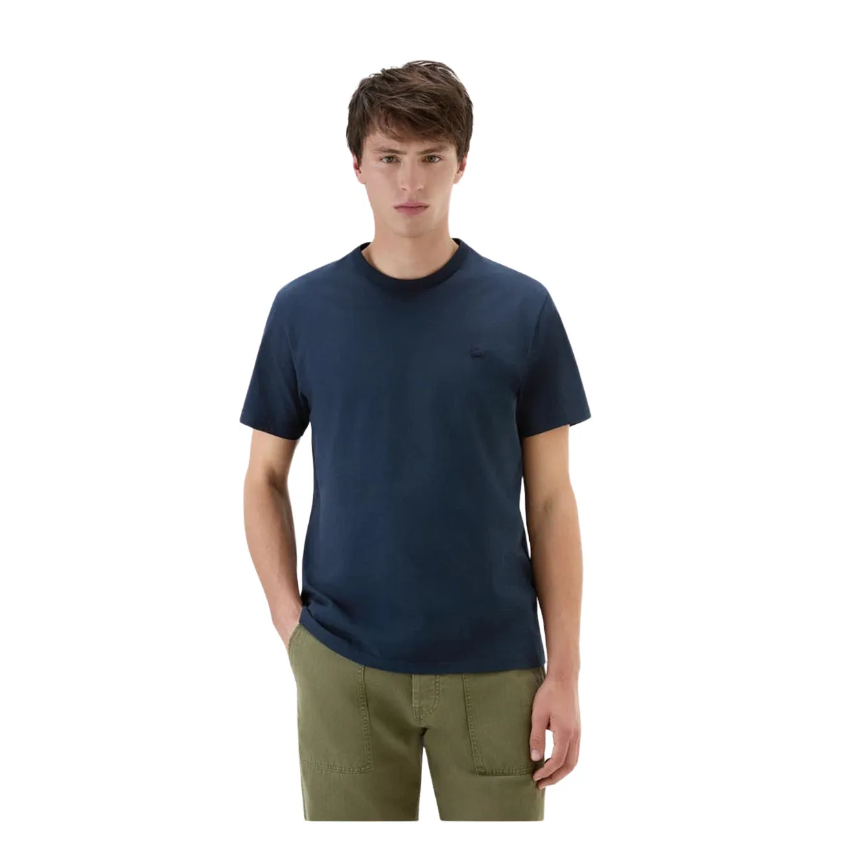 T-shirt Uomo Woolrich Sheep Blu