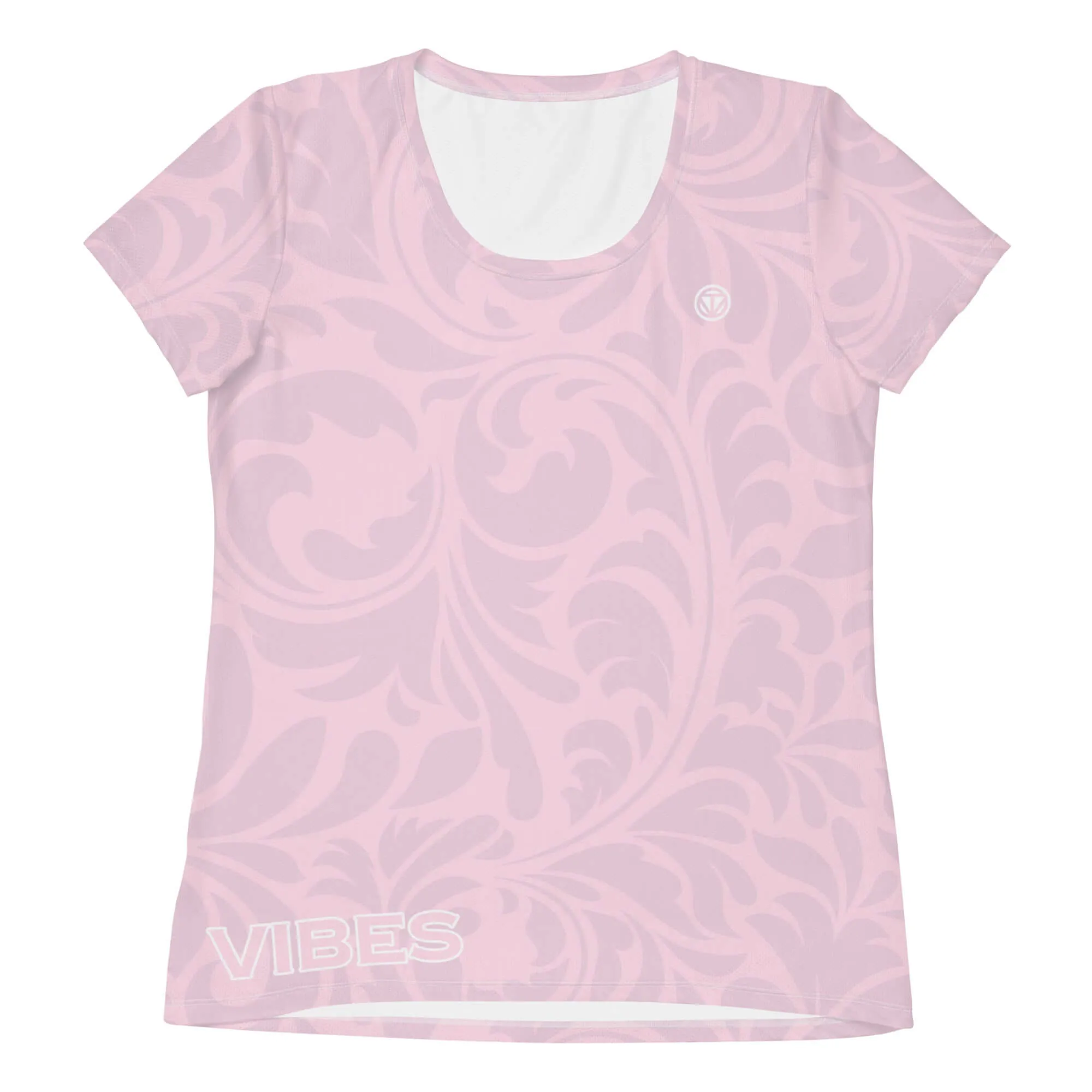 TOV Damen Sport T-Shirt FLORAL (Pink)