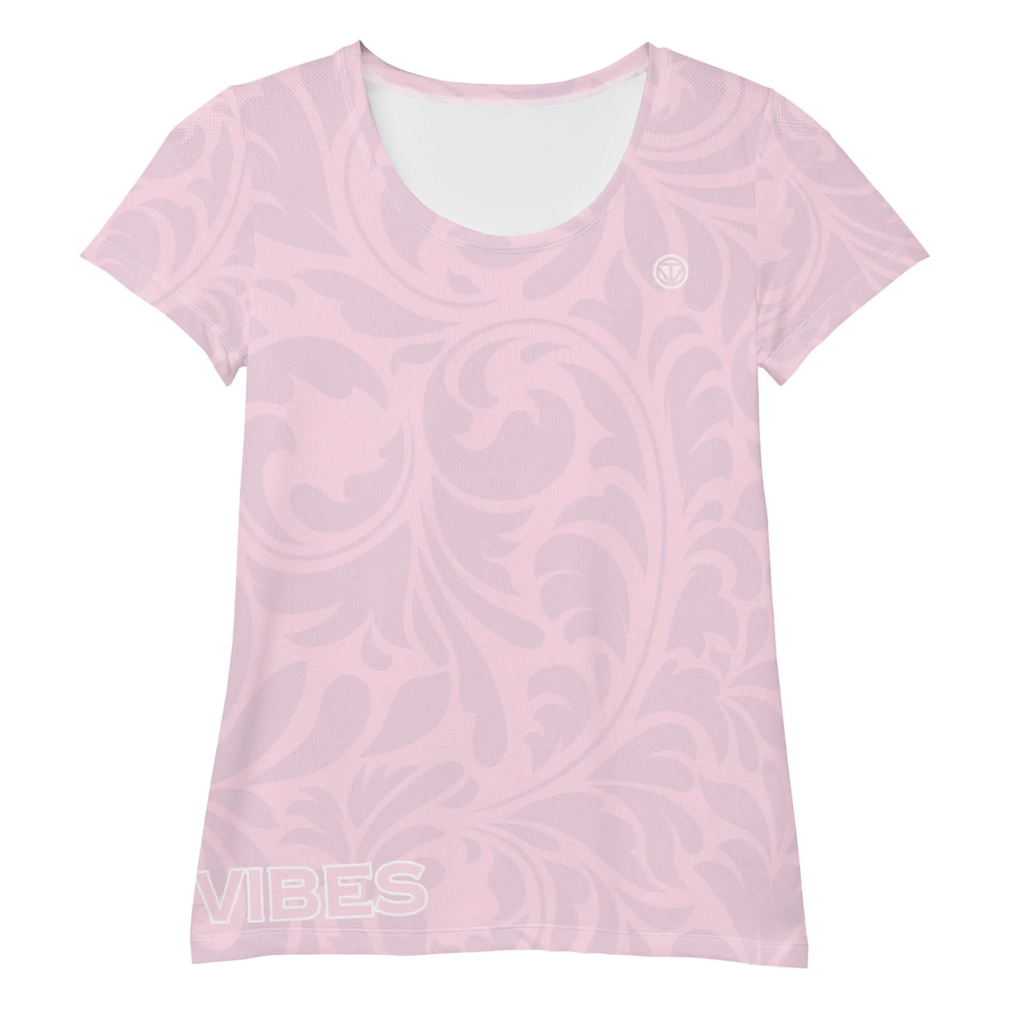 TOV Damen Sport T-Shirt FLORAL (Pink)