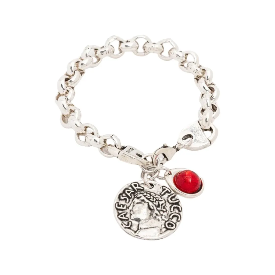 TUCCO SAN LORENZO BRACELET WITH RED CRYSTAL