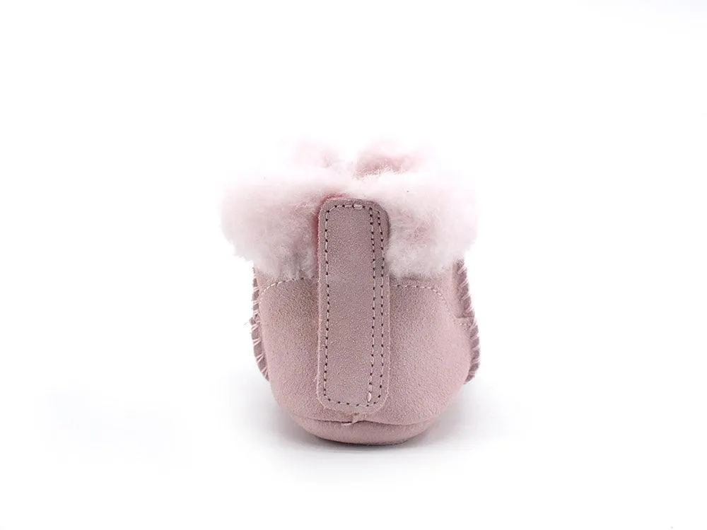 UGG I Gojee Stivaletto Kids Pelo Seashell Pink Suede 1121048I