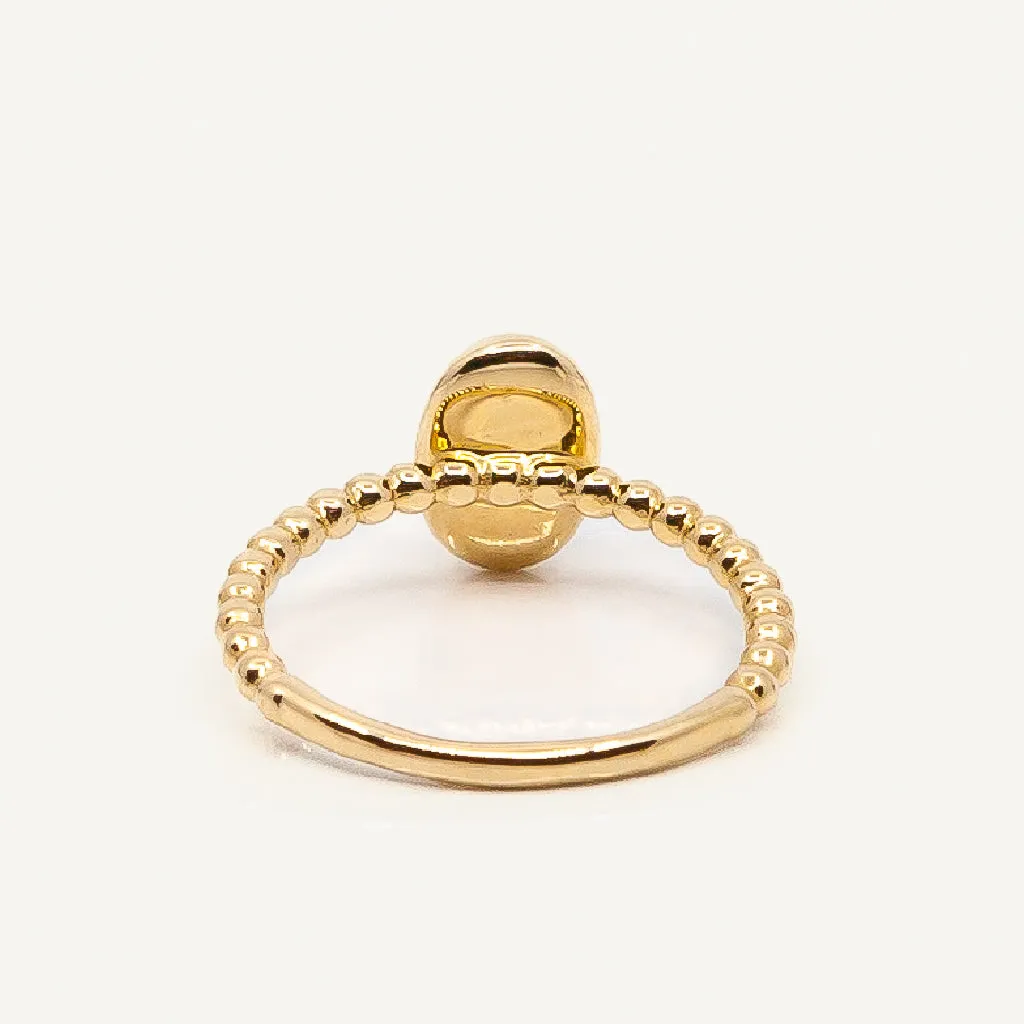 Vida Citrine Oval Stack Ring