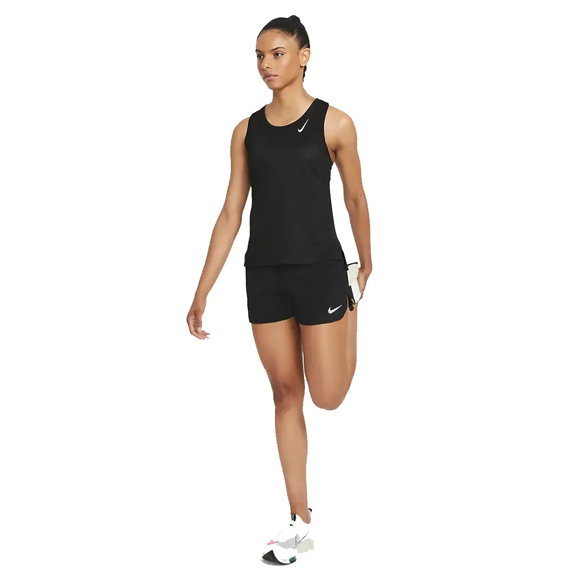 Womens Nike Dri-Fit Race Singlet - Black