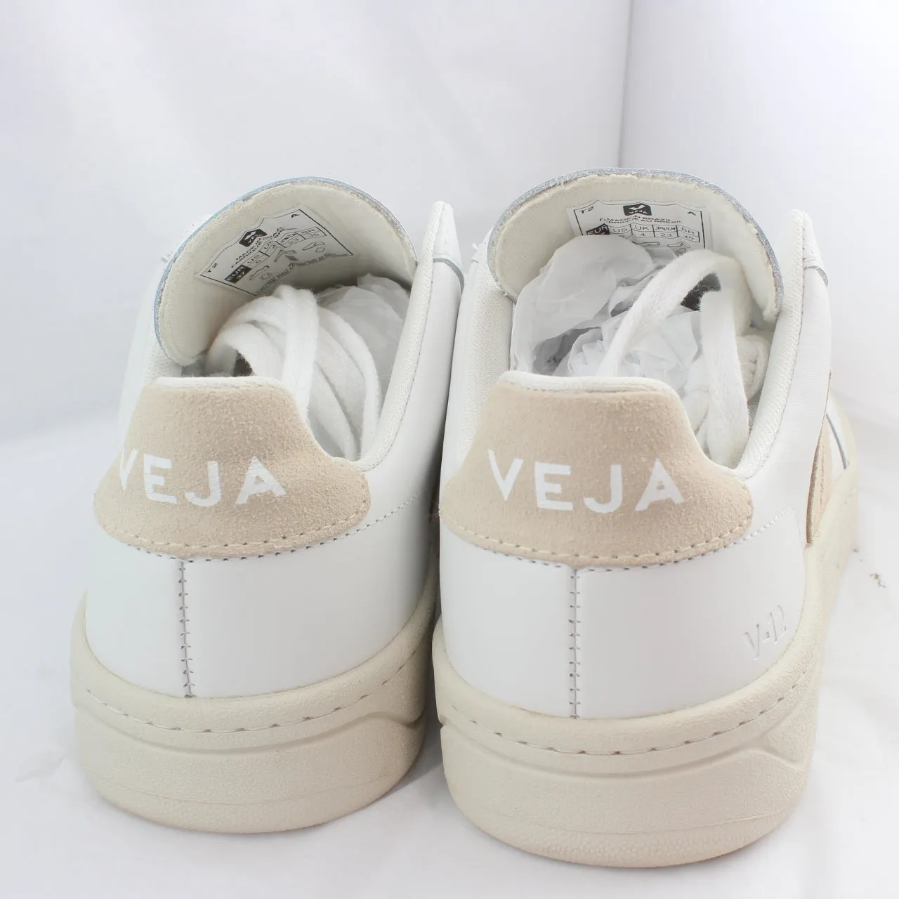 Womens Veja V12 Extra White Sable Trainers